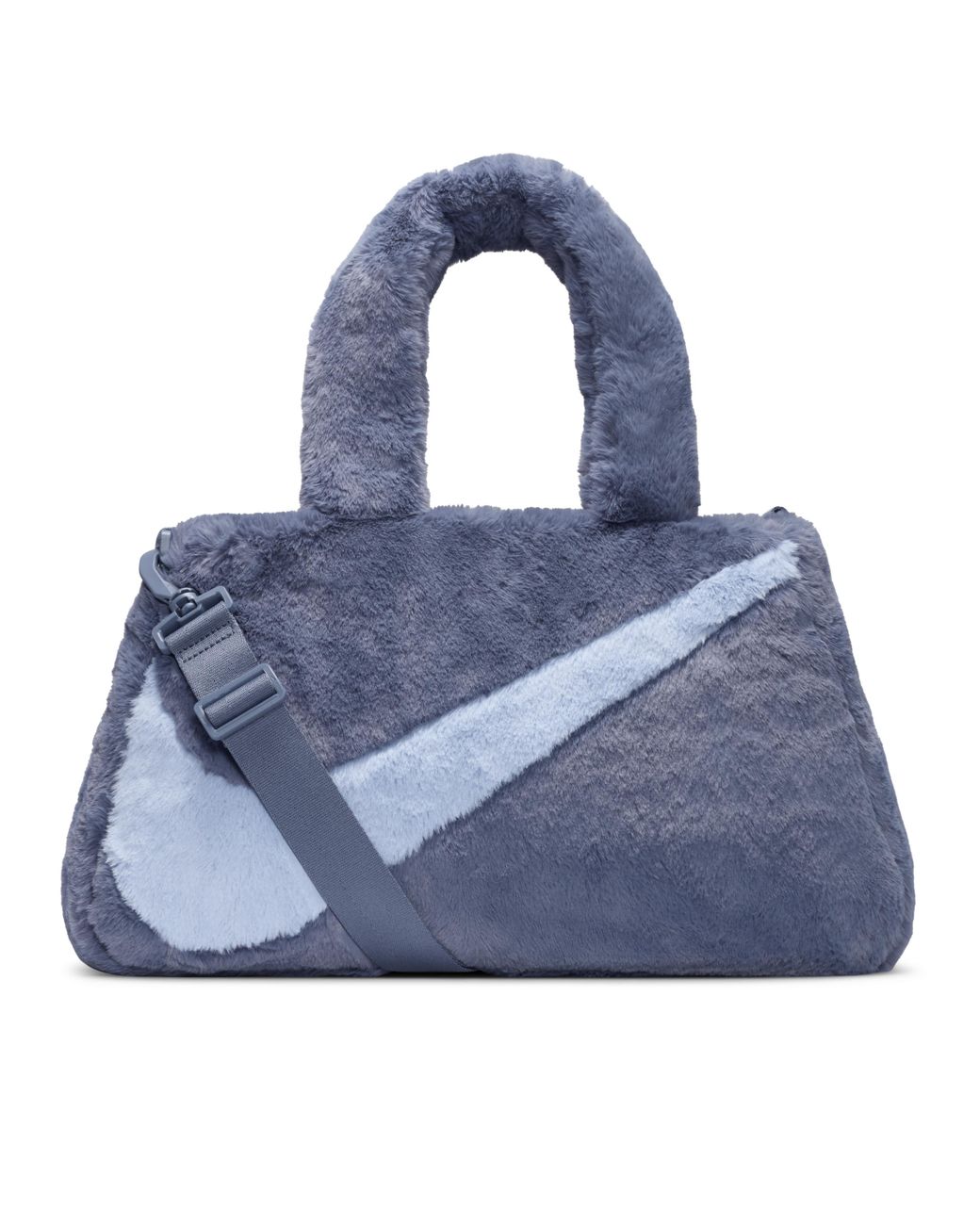 Nike Sportswear Faux Fur Tote (10l) in Blue | Lyst