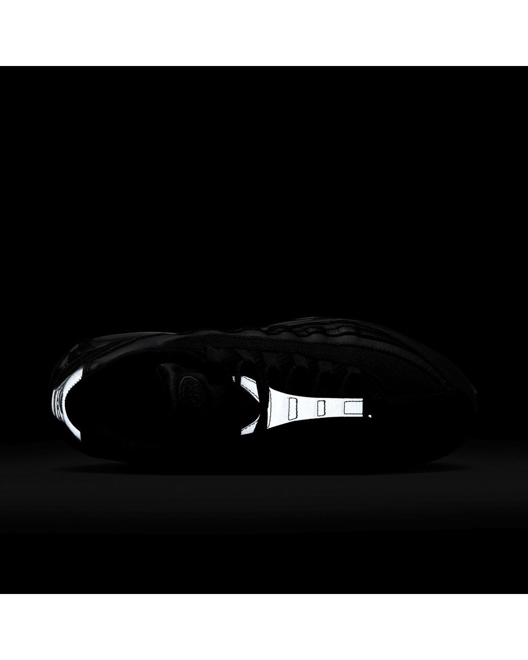 Nike Black Air Max 95 'Big Bubble' Shoes for men
