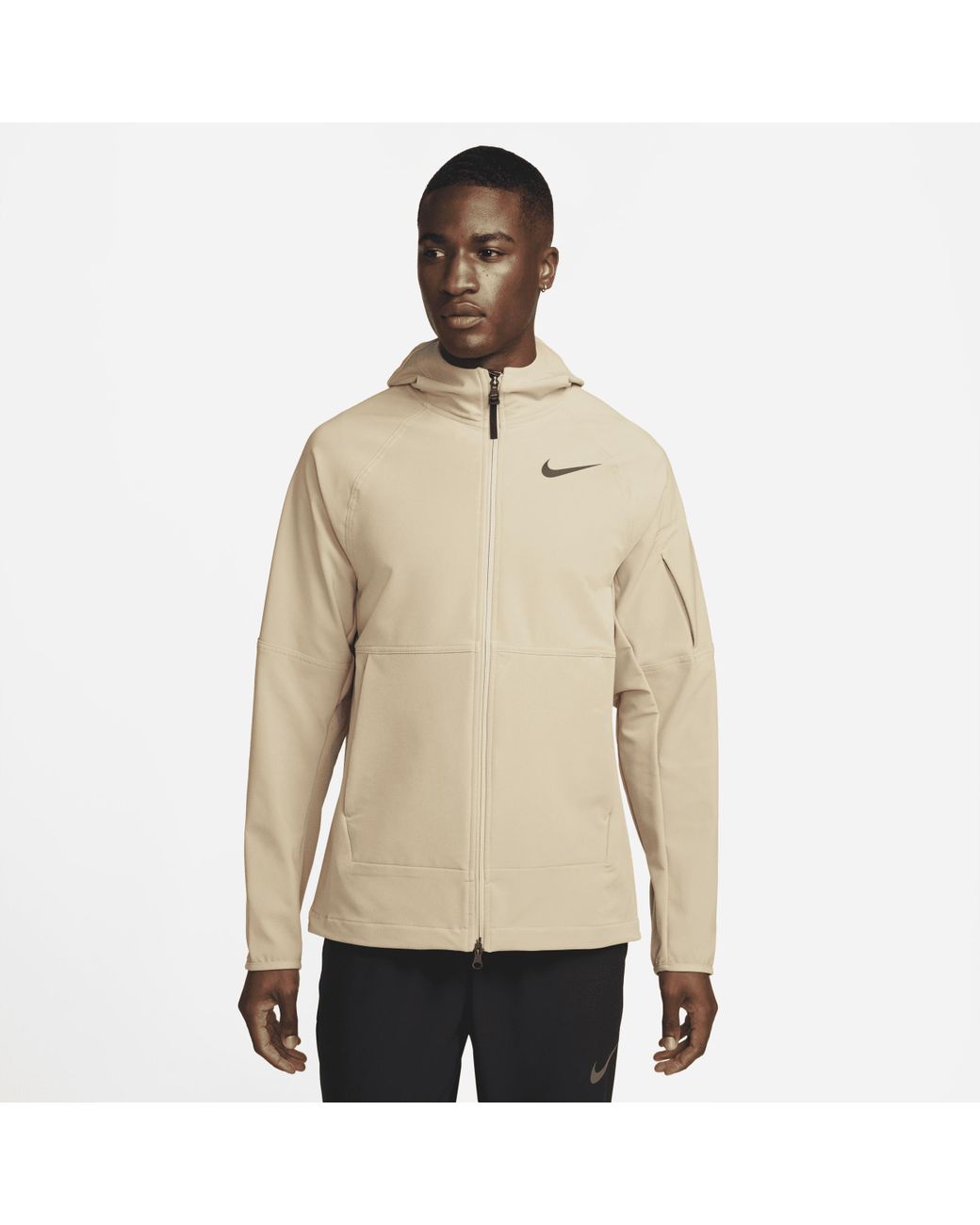 Nike Pro Flex Vent Max Winterized Fitness Jacket in Natural for Men | Lyst