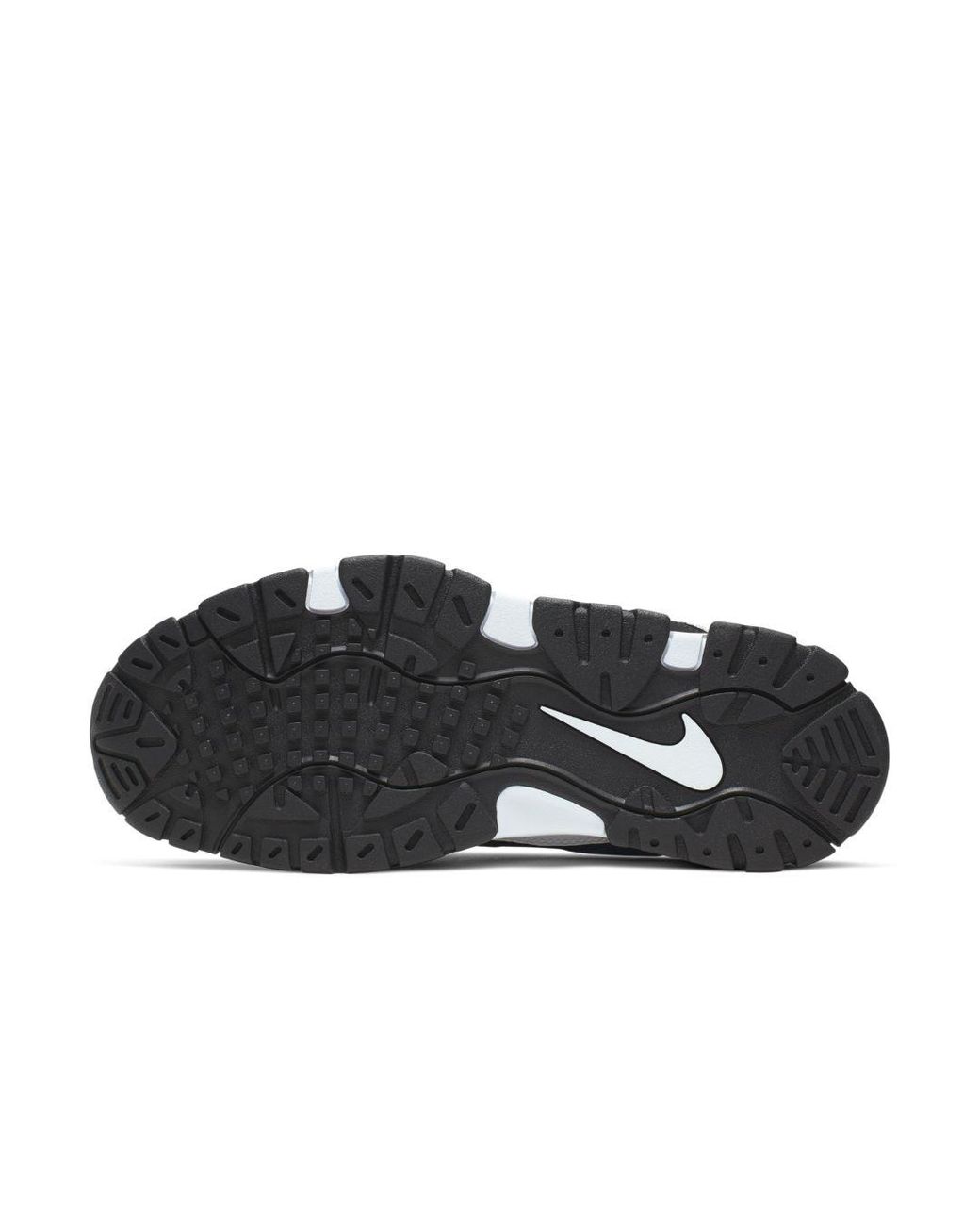 Nike Leather Air Barrage Mid in Black for Men | Lyst