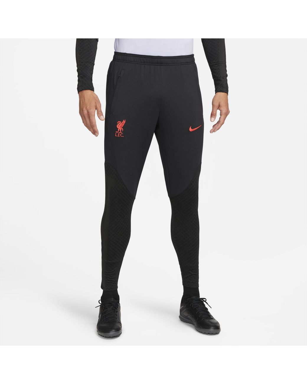 Nike Liverpool F.c Strike Dri-fit Knit Football Pants in Black for Men |  Lyst