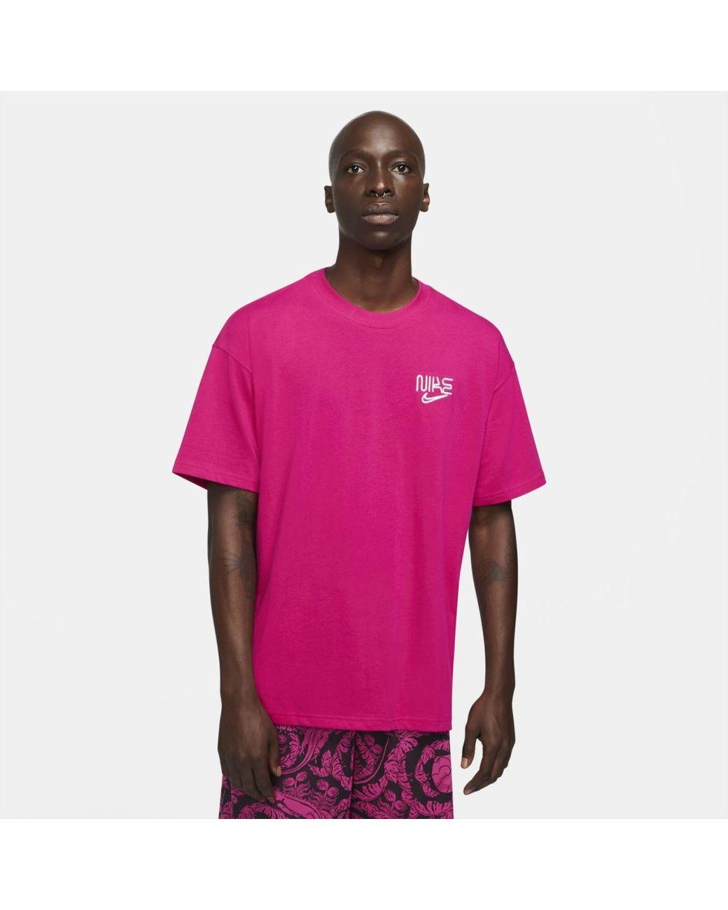 Miami Heat Courtside City Edition Men's Nike Max90 NBA T-Shirt.