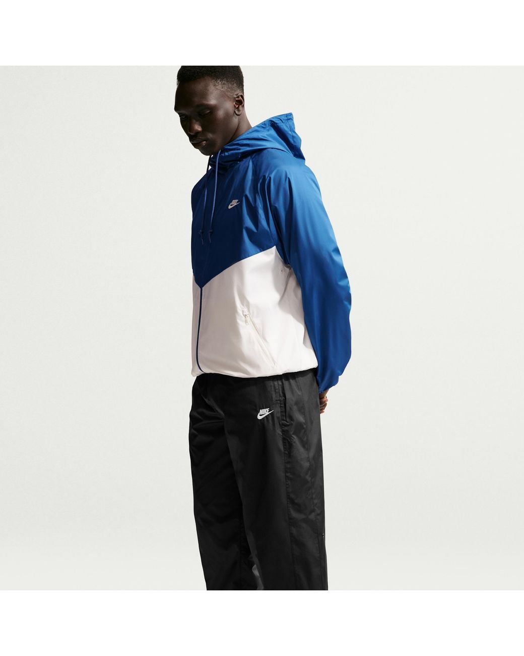 Nike Blue Windrunner Lined Pants for men
