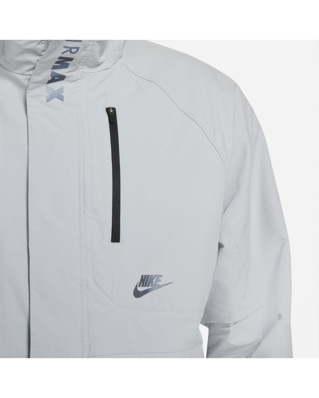 Nike Air Max Woven Jacket Grey in Grey for Men | Lyst Australia