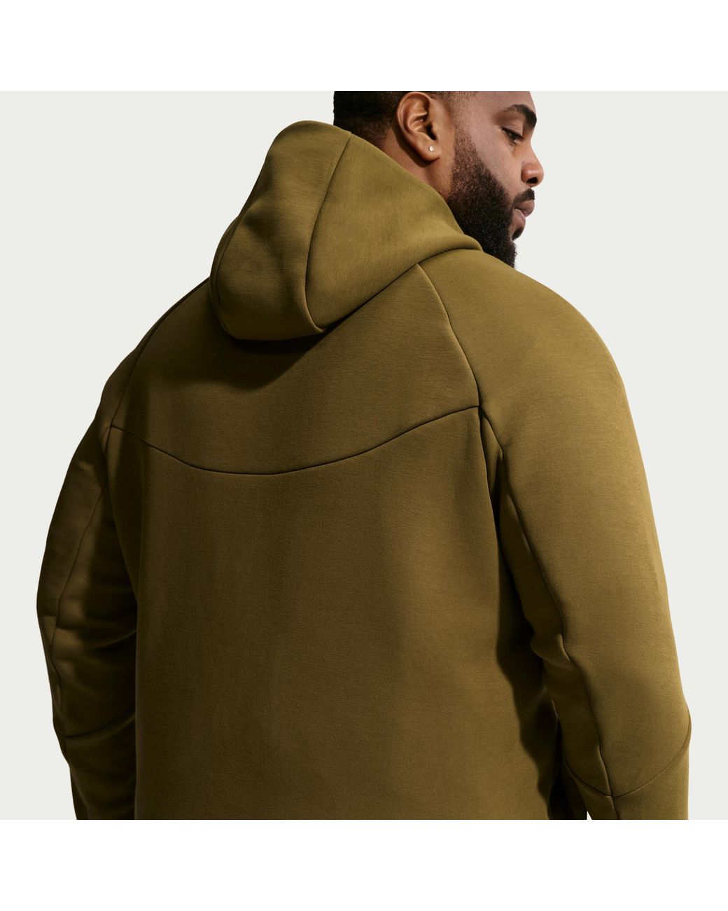 Nike White Tech Fleece Windrunner Full-Zip Jacket for men