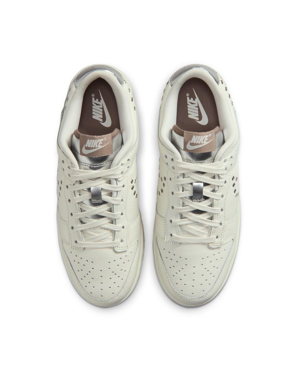Nike White Dunk Low Shoes