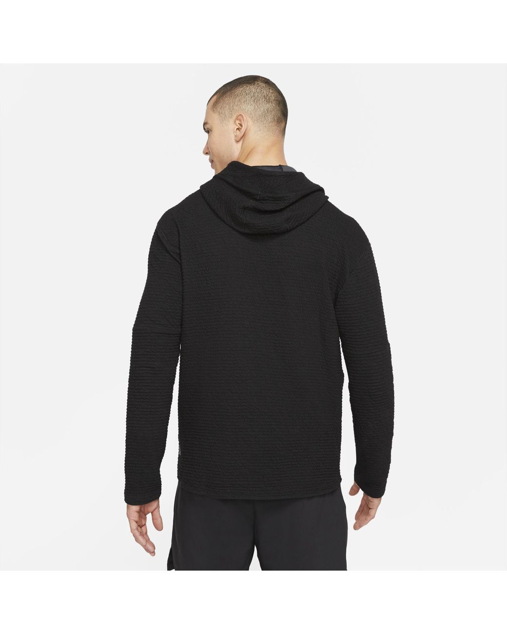 Nike Yoga Pullover Hoodie in Black for Men Lyst UK