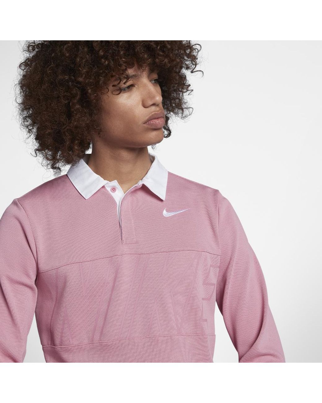 Nike Sb Dri-fit Men's Long Sleeve Skateboarding Polo Shirt in Pink for Men  | Lyst