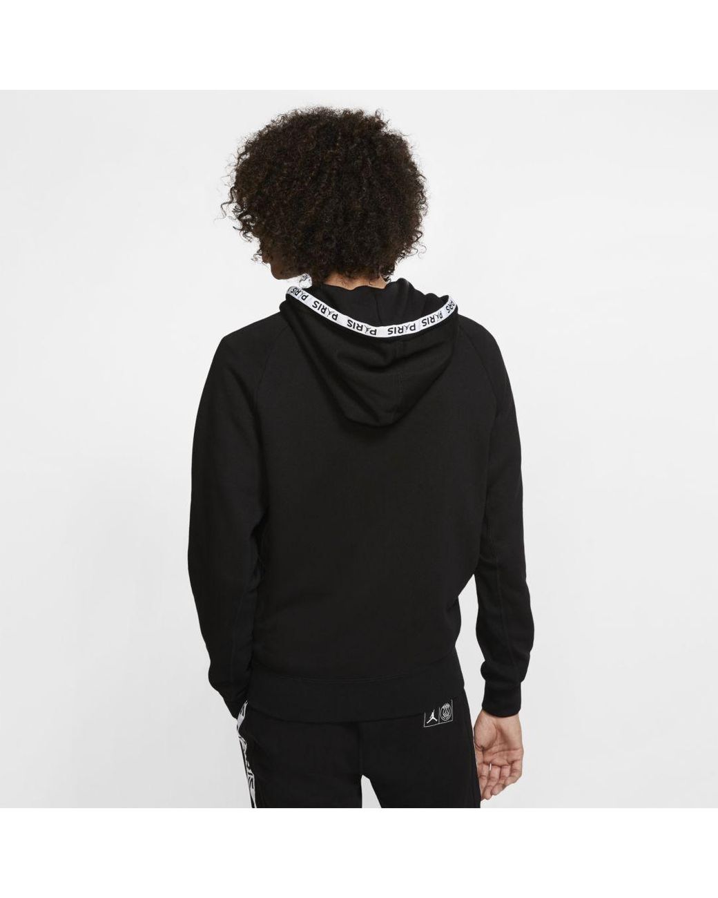 Nike Paris Saint-germain Black Cat Full-zip Fleece Hoodie for Men | Lyst