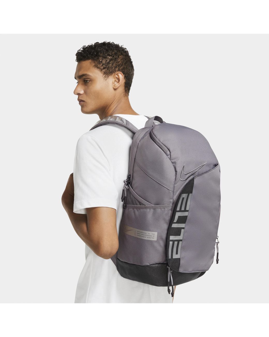 Nike Unisex Elite Pro Basketball Backpack (32l) In Grey, in Gray | Lyst