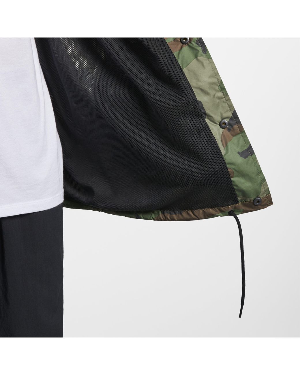 nike sb anorak jacket camo