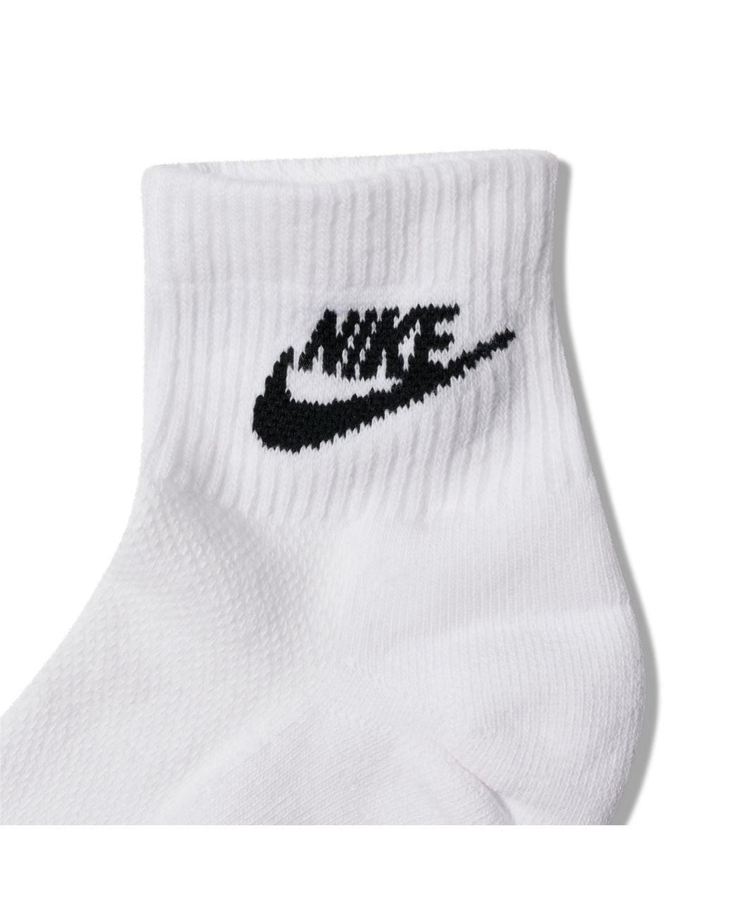 Nike White Everyday Elevated Ankle Socks (3 Pairs)