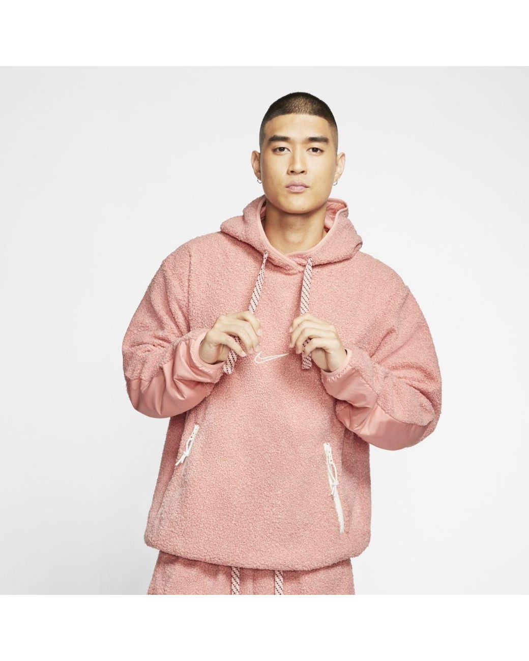 nike pink jumper mens