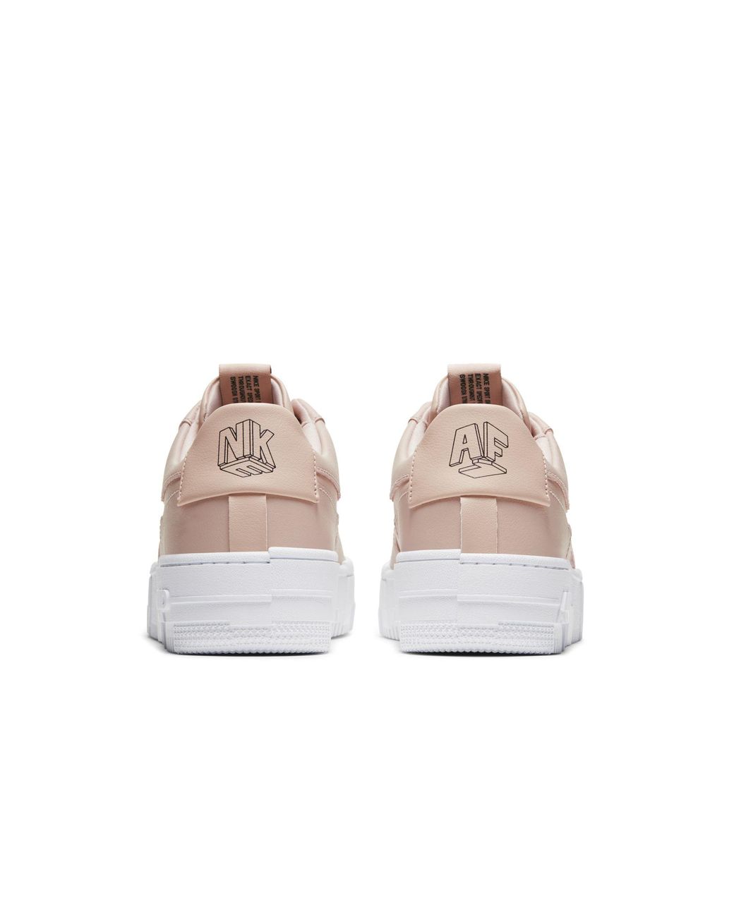 nike air force pixel in beige