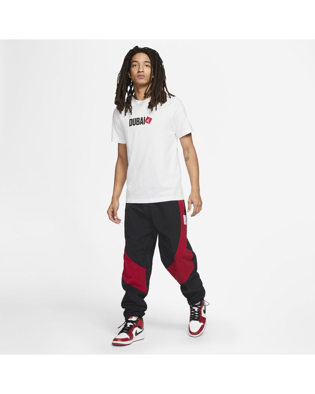 Nike Jordan Dubai Short-sleeve T-shirt in White for Men | Lyst Australia