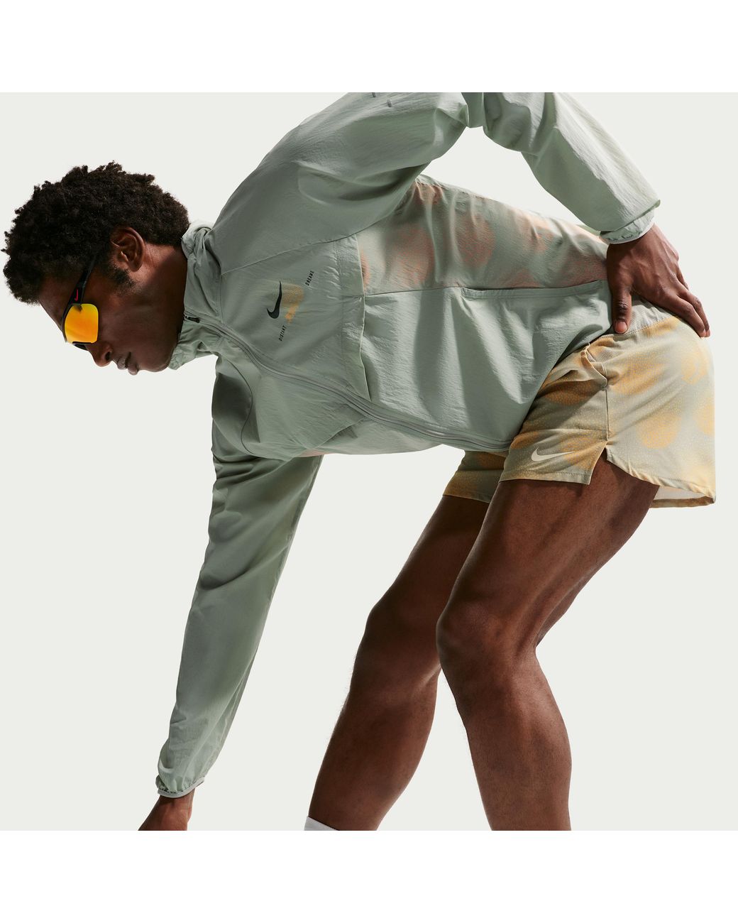Nike Green Stride Repel Uv Protection Running Jacket for men