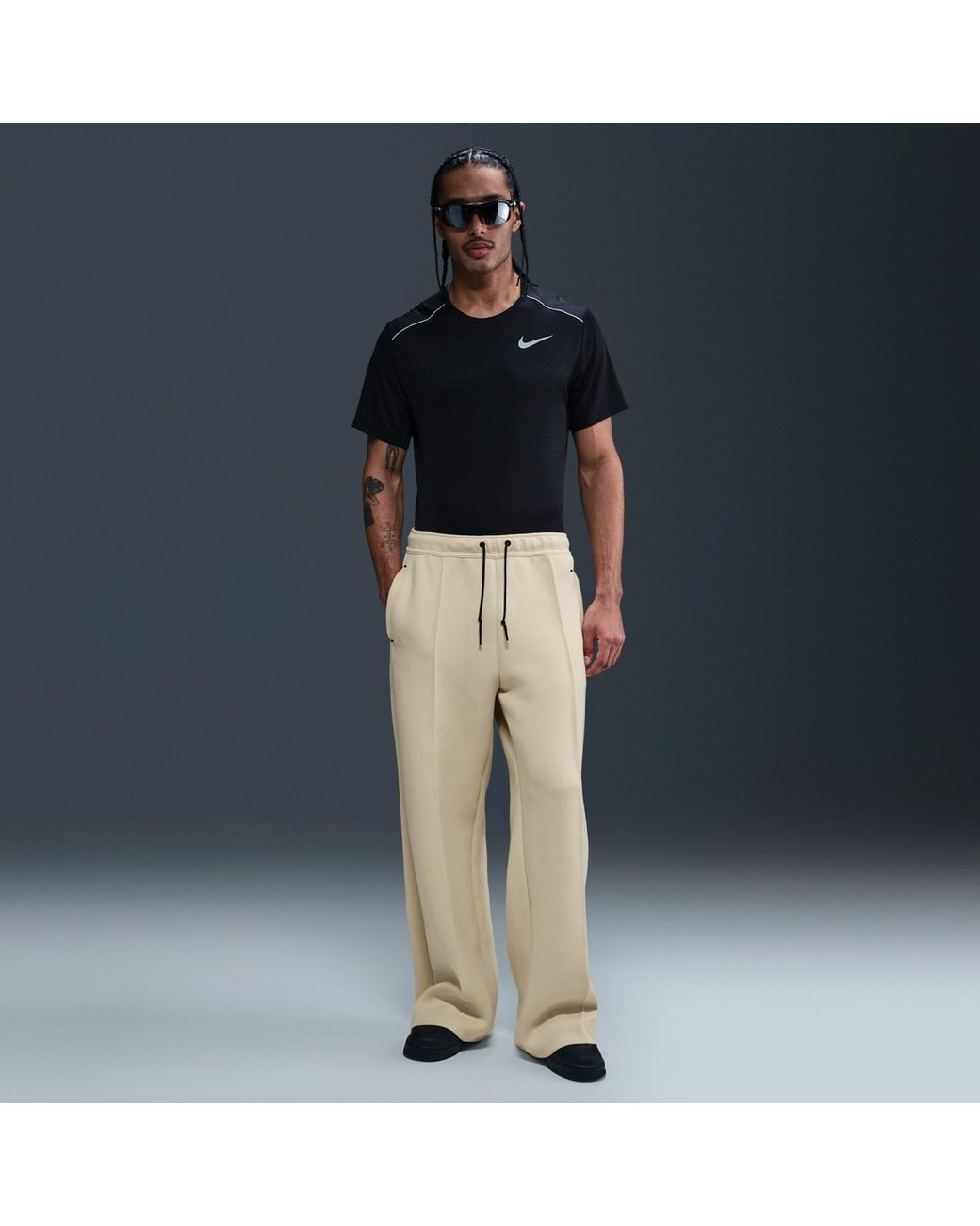 nike trend fleece wide pants