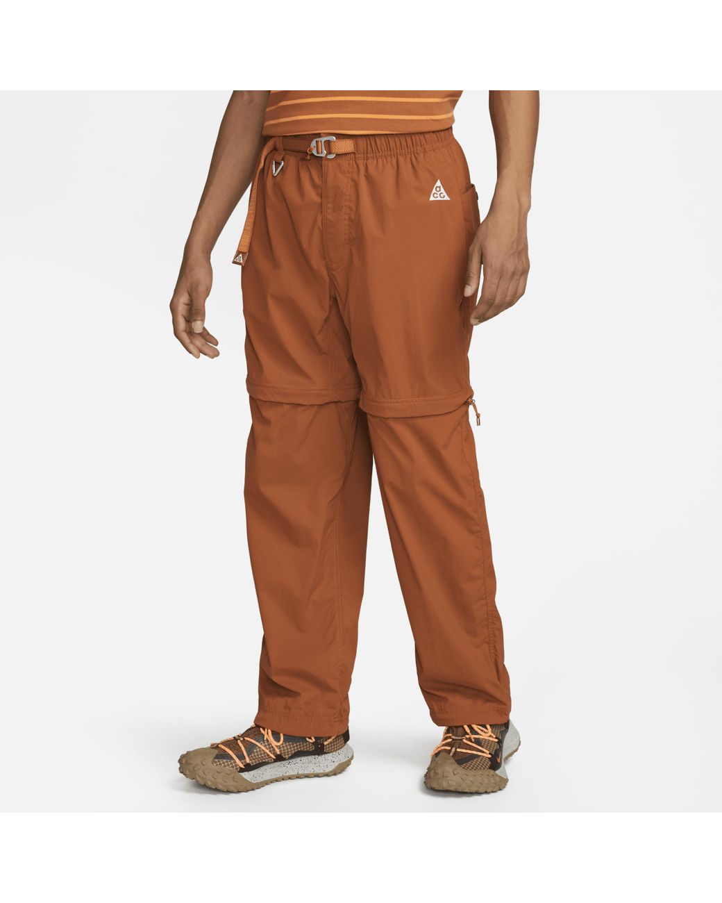 Pantaloni trail con zip acg da Uomo di Nike in Marrone | Lyst