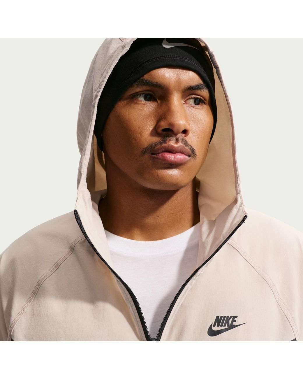 Nike Green Tech Dri-Fit Woven Full-Zip Windrunner Jacket for men