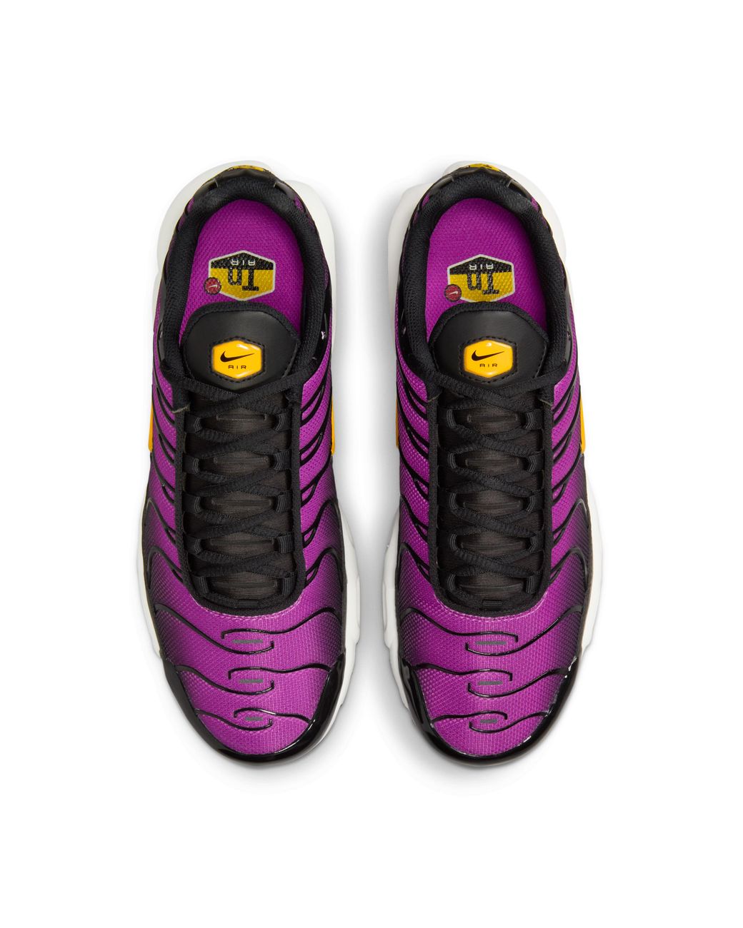 purple and yellow air max plus