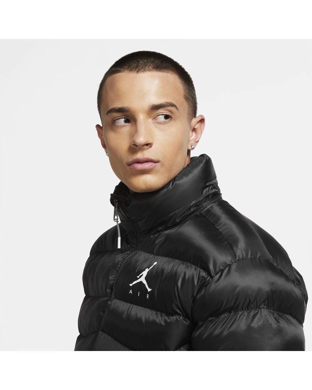 Nike Jordan Jumpman Air Men's Puffer Jacket In Black For Men Lyst ...