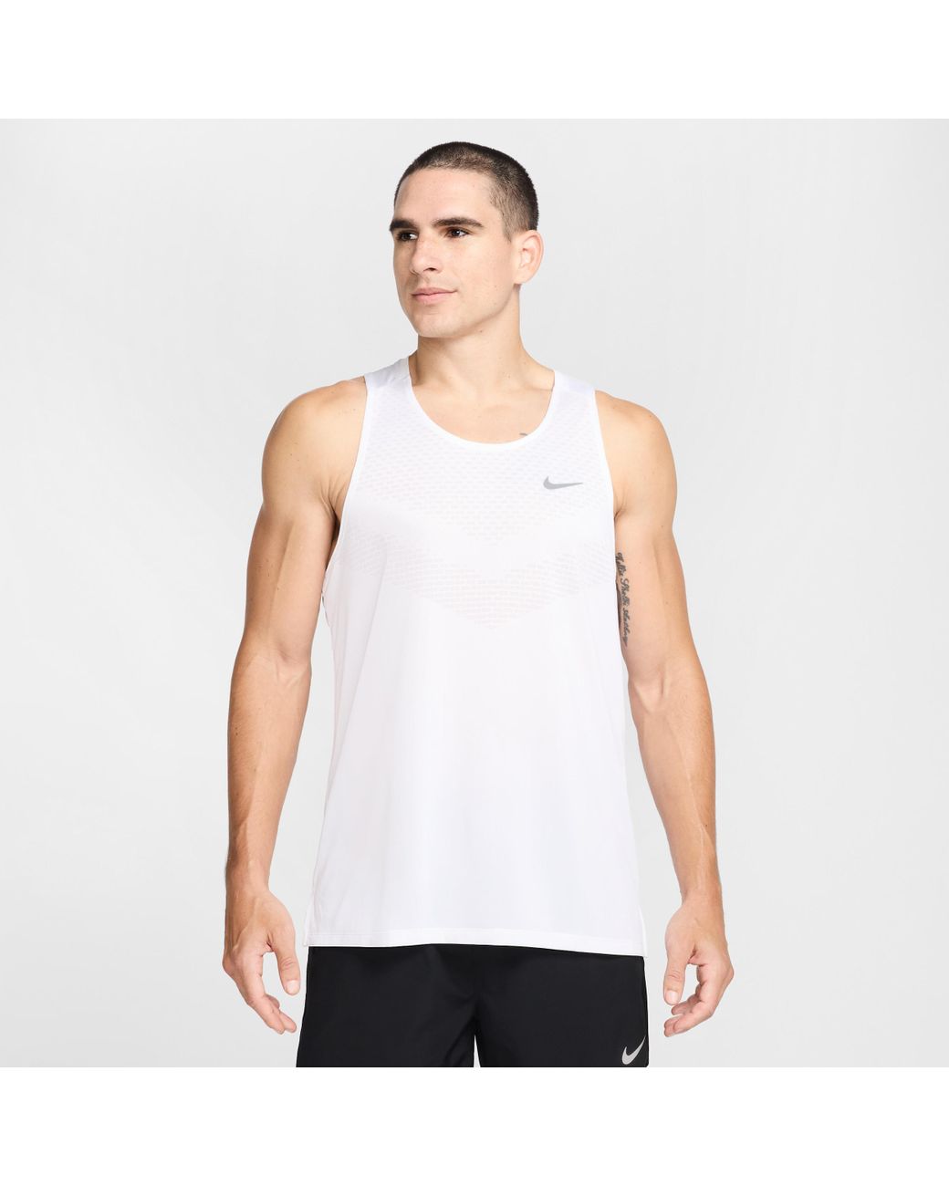 Nike DRI-FIT ADV ホワイト タンクトップ NIKE 【ネコポス送料無料】ナイキ メンズ Dri-FIT ADV