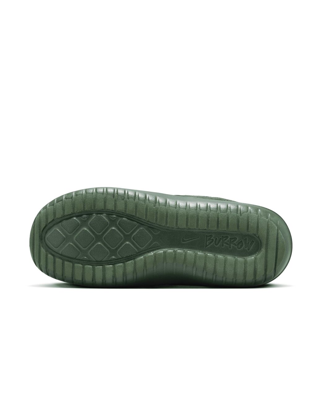 Nike Green Burrow Slippers for men