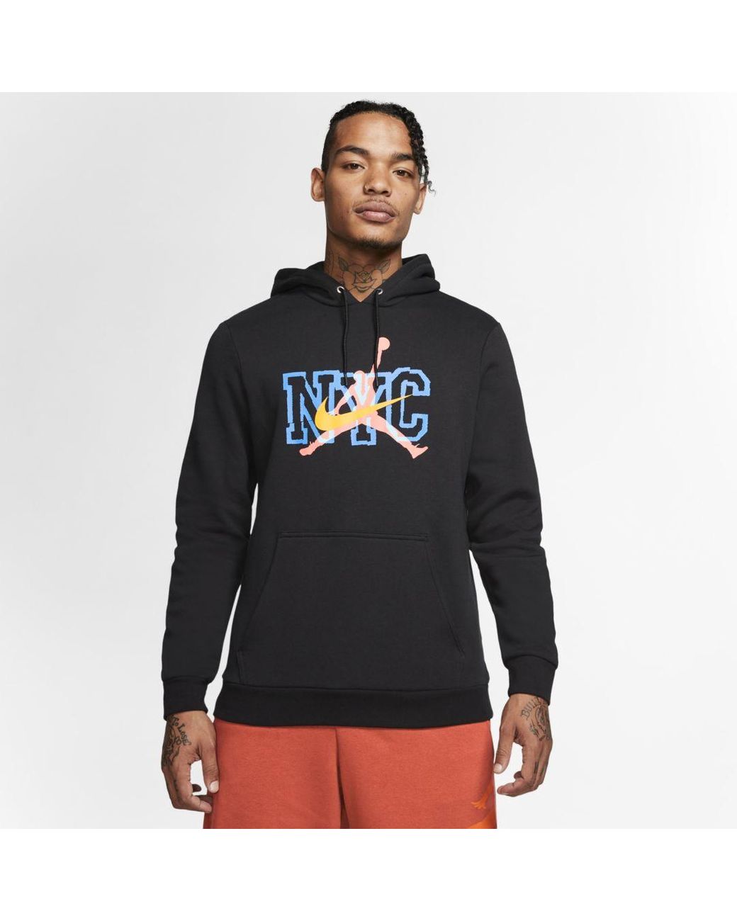 Nike Jordan Nyc Pullover Hoodie (black) - Clearance Sale for Men | Lyst