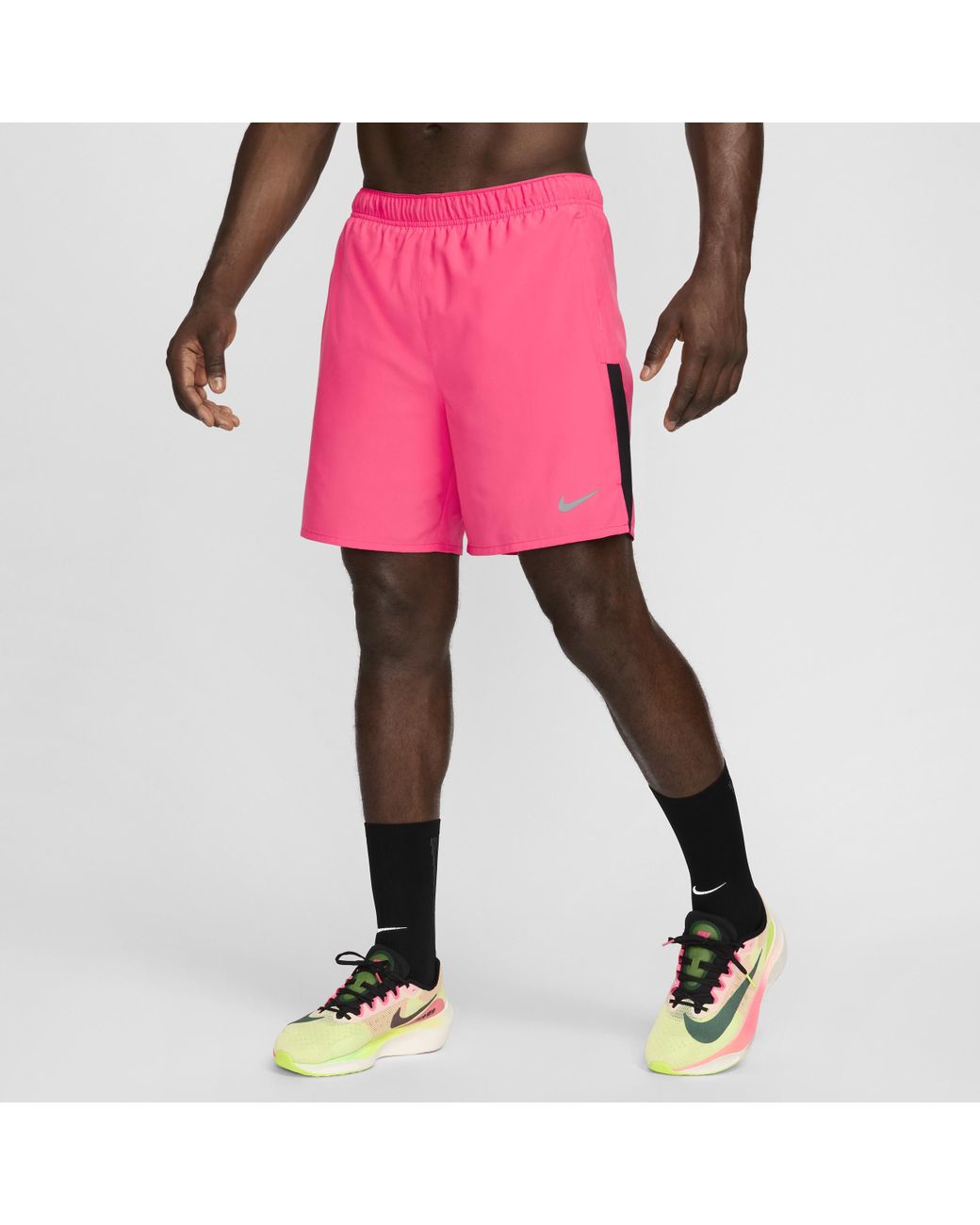 Nike pink sweat shorts hotsell
