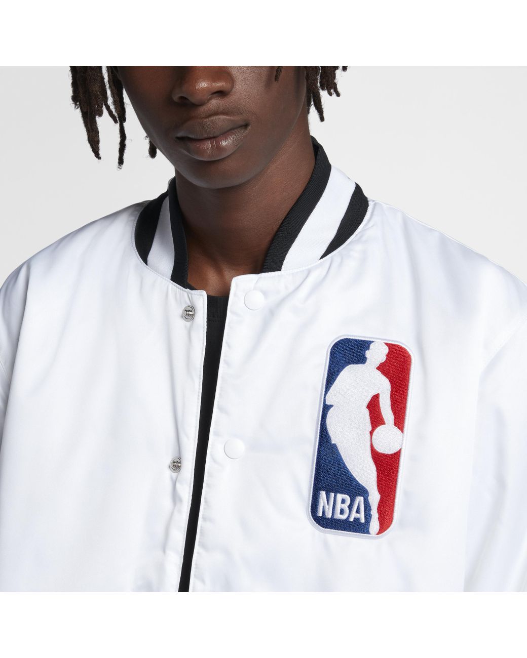 Giacca SB x NBA Bomber da Uomo di Nike in Bianco Lyst