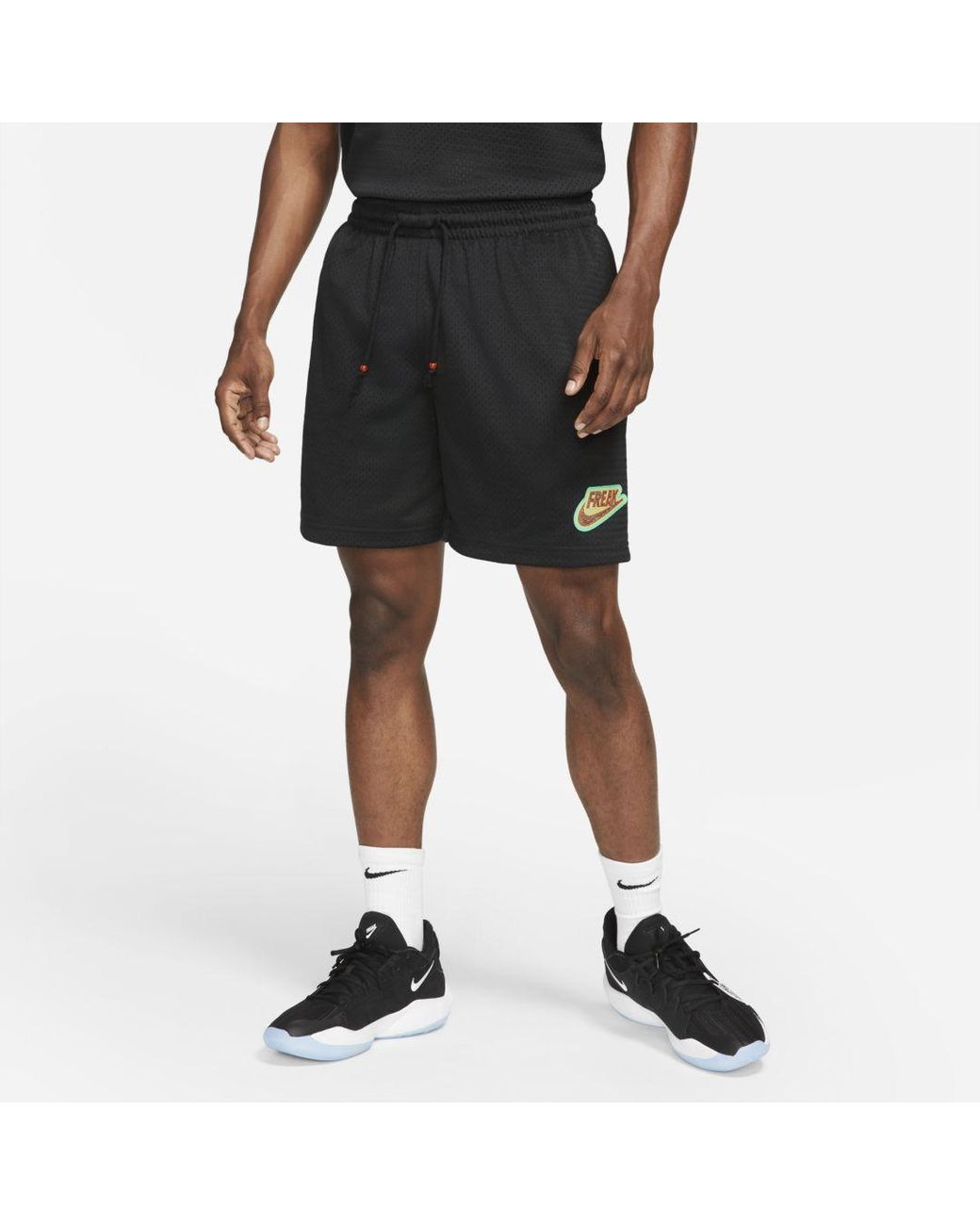 Nike Giannis "freak" Mesh Basketball Shorts in Black for Men | Lyst