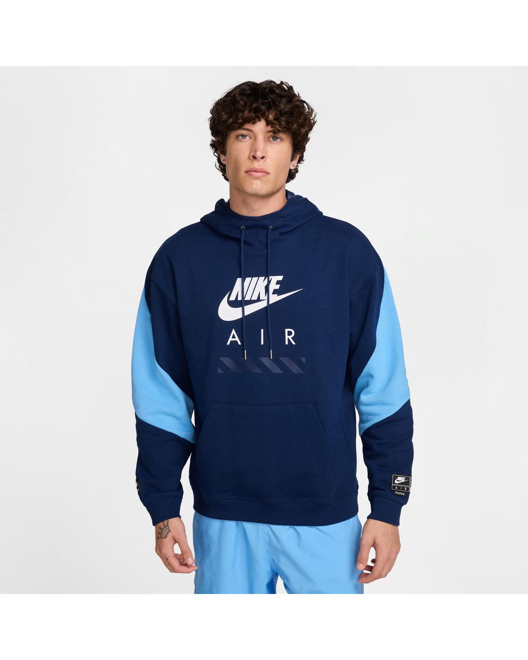 navy blue nike air hoodie