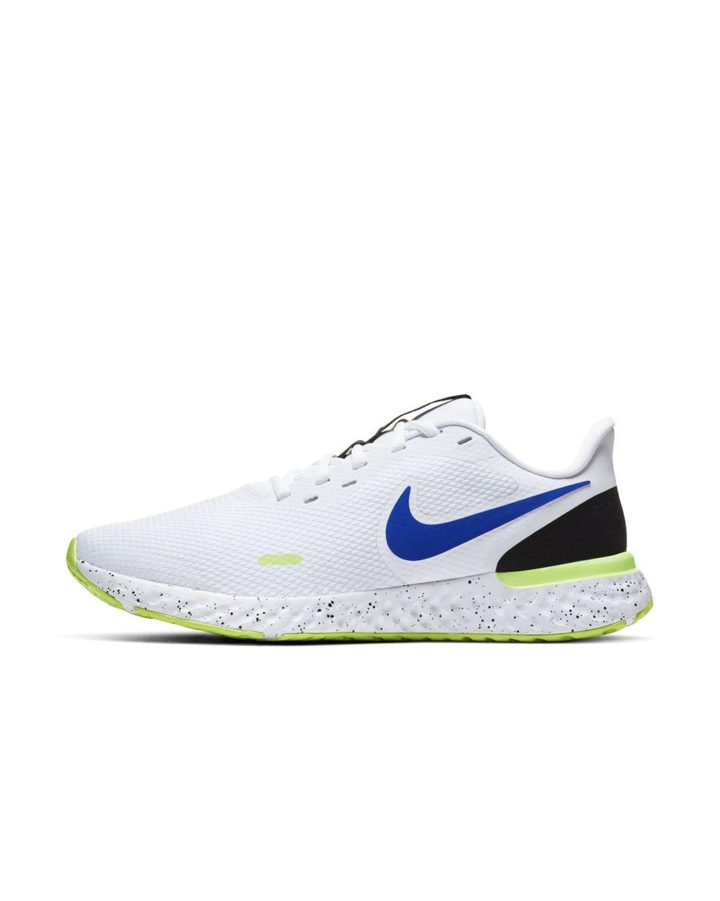 Nike Rubber Revolution 5 Running Shoe in White for Men - Lyst