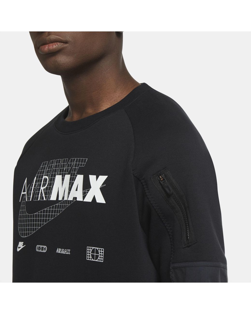 Nike air max fleece crew Clearance