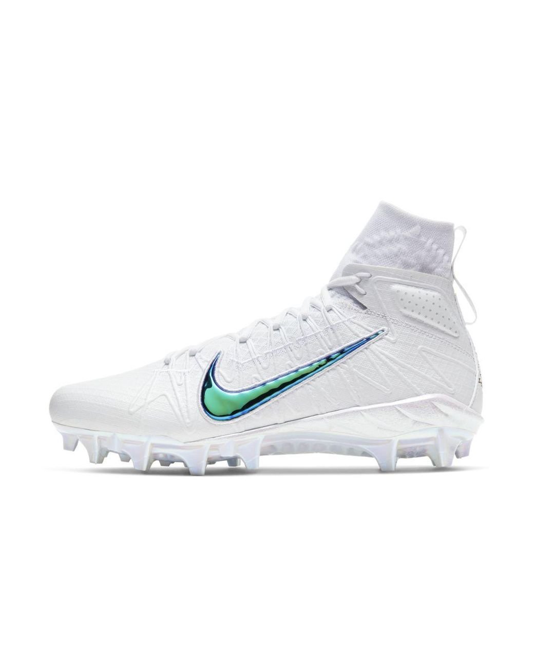 Nike Alpha Huarache 7 Elite Premium Lacrosse Cleat in White for Men | Lyst