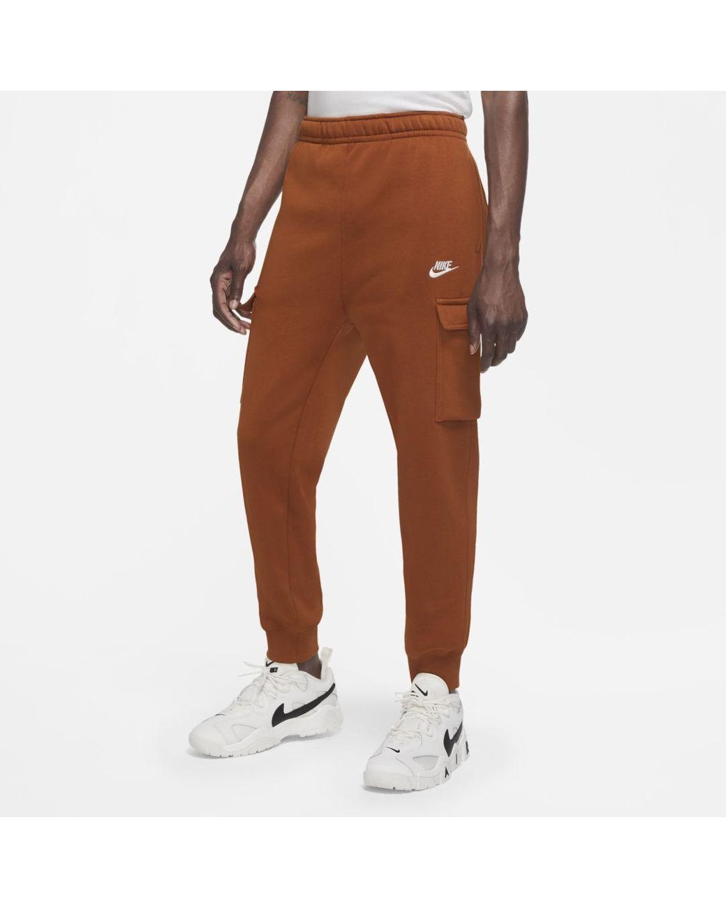 Nike Sportswear Club Fleece Cargo Pants (tawny) in Brown for Men | Lyst