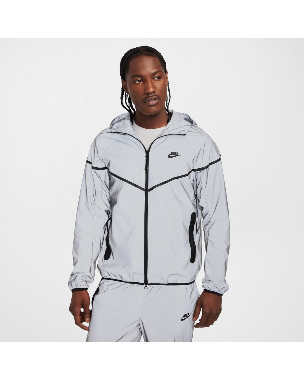 Nike Tech Woven Flash Jacket in Gray for Men | Lyst Nike Tech Woven Flash Jacket in Gray for Men | Lyst