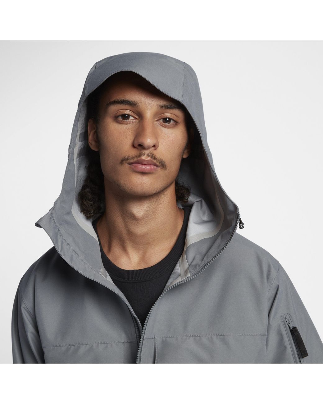 Nike Lab Collection Wet Reveal Jacket in Grey for Men | Lyst UK