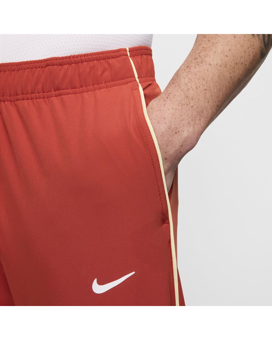 Nike Court Advantage Dri fit Tennis Pants in Red for Men Lyst UK