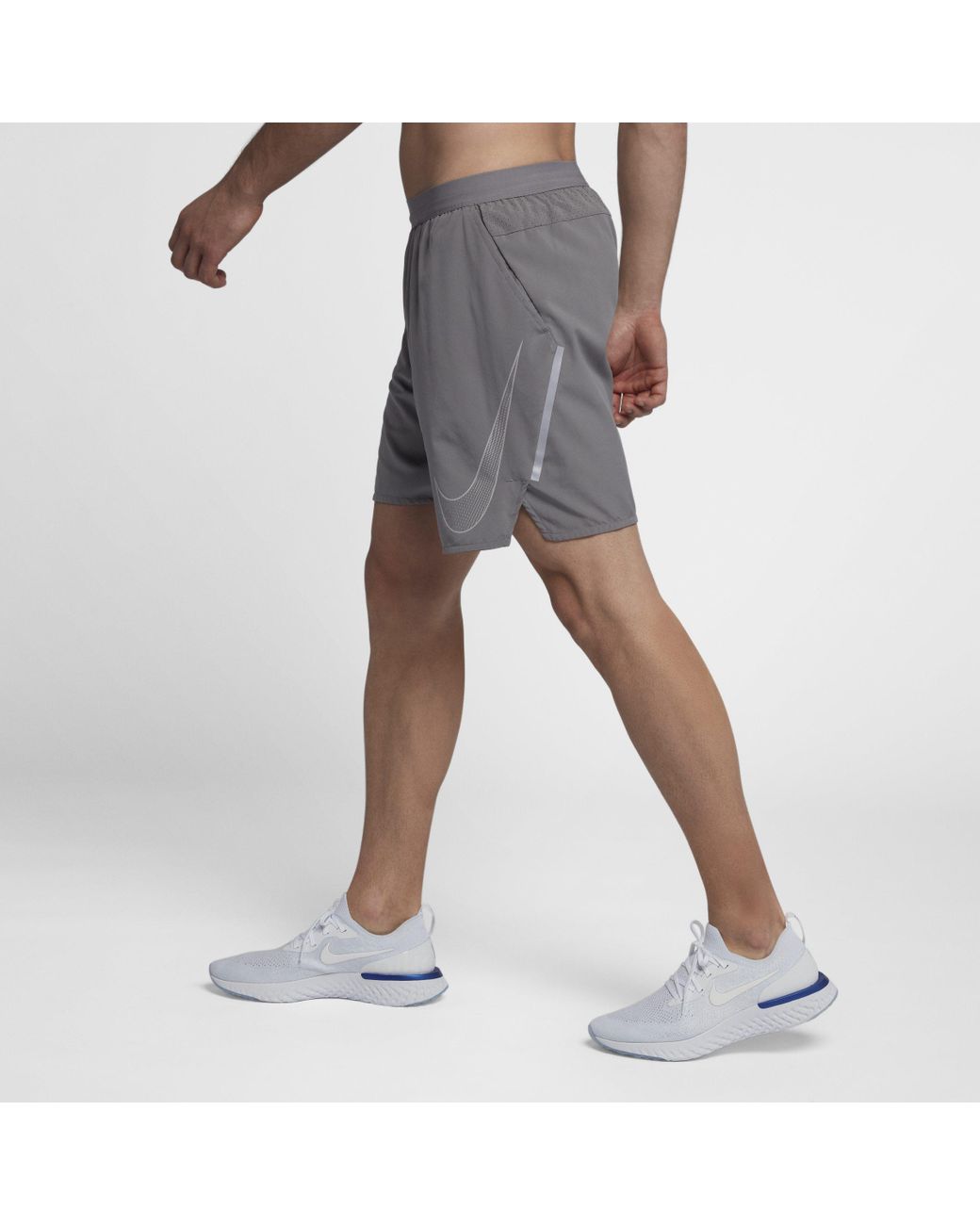 Nike Flex Flash 7"(18cm Approx.) Lined Shorts in Grey for Men | UK