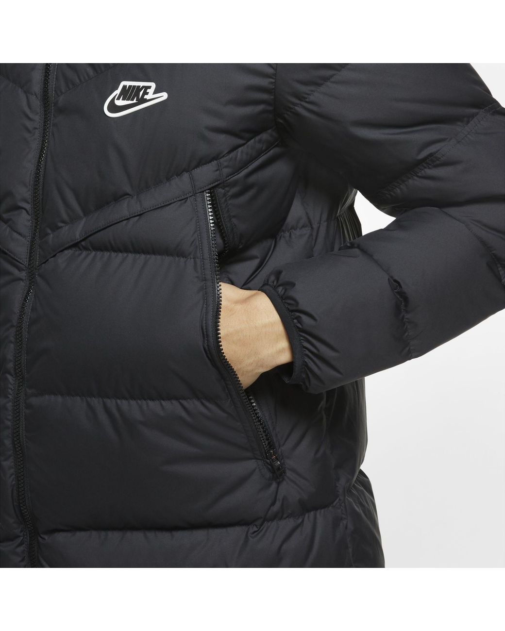 Nike Sportswear Down-fill Windrunner Shield Parka in het Zwart voor heren |  Lyst NL