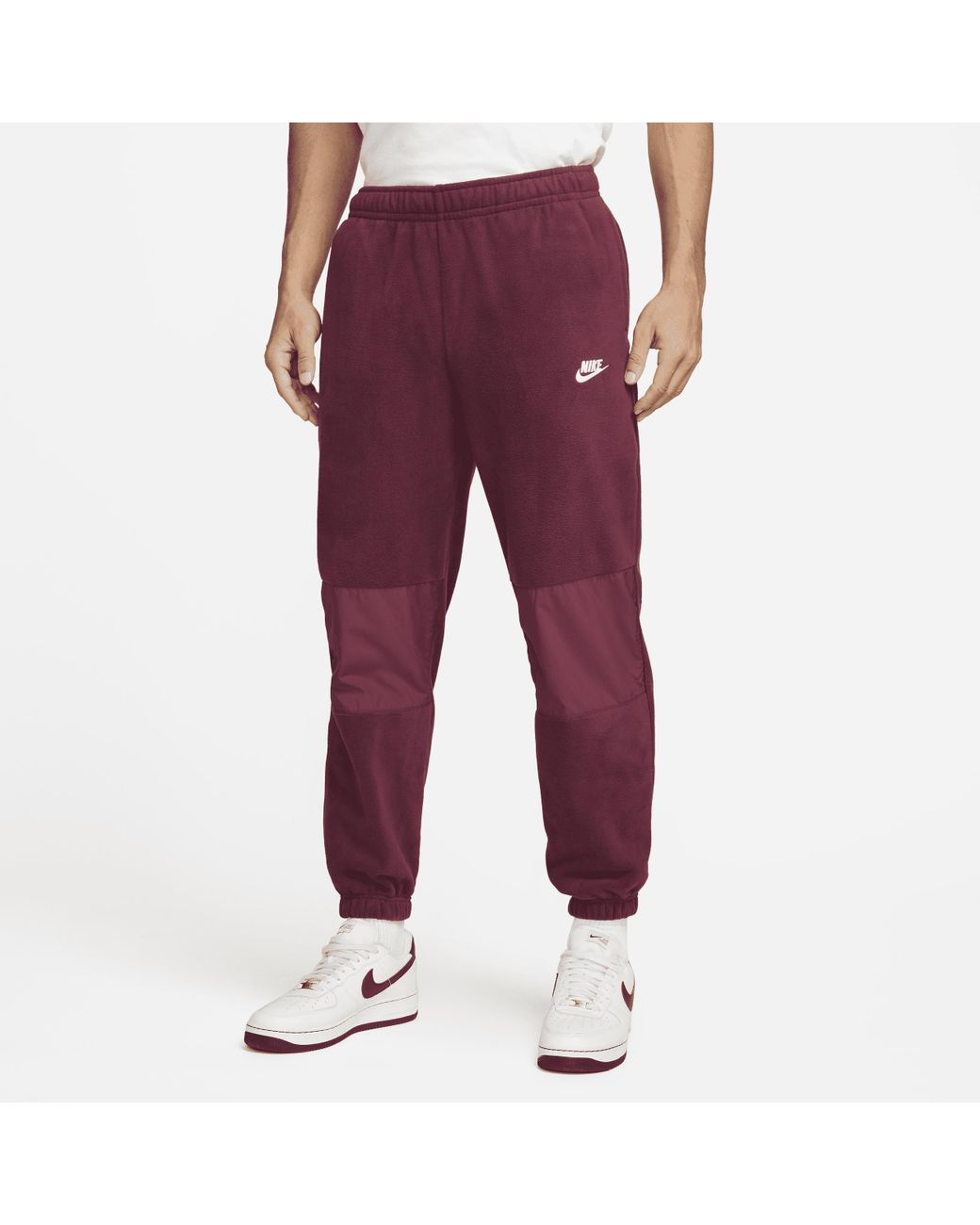 black and red nike pants