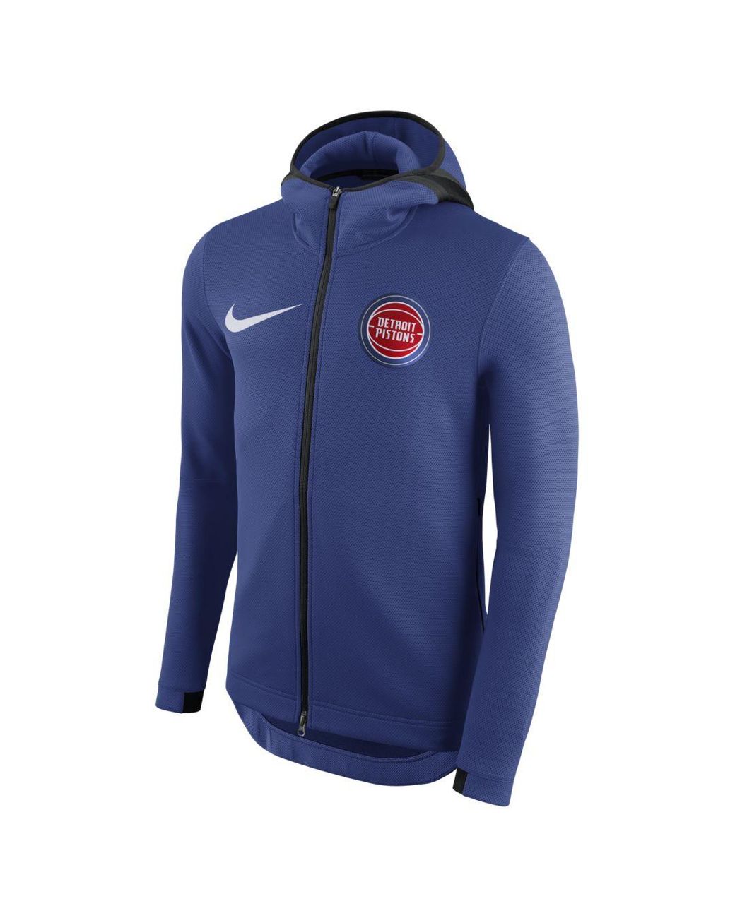 Nike Detroit Pistons Therma Flex Showtime Nba Hoodie in Blue for Men Lyst