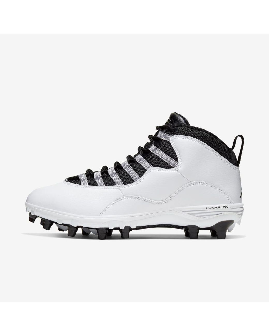 Nike Synthetic Jordan 10 Td Mid Football Cleat (white) Clearance Sale