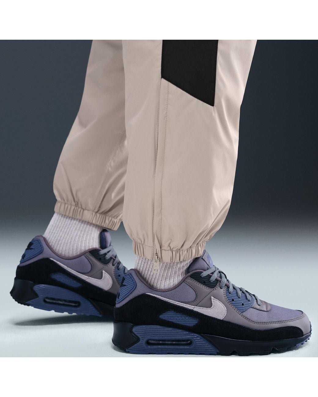 Nike Blue Windrunner Lined Pants for men