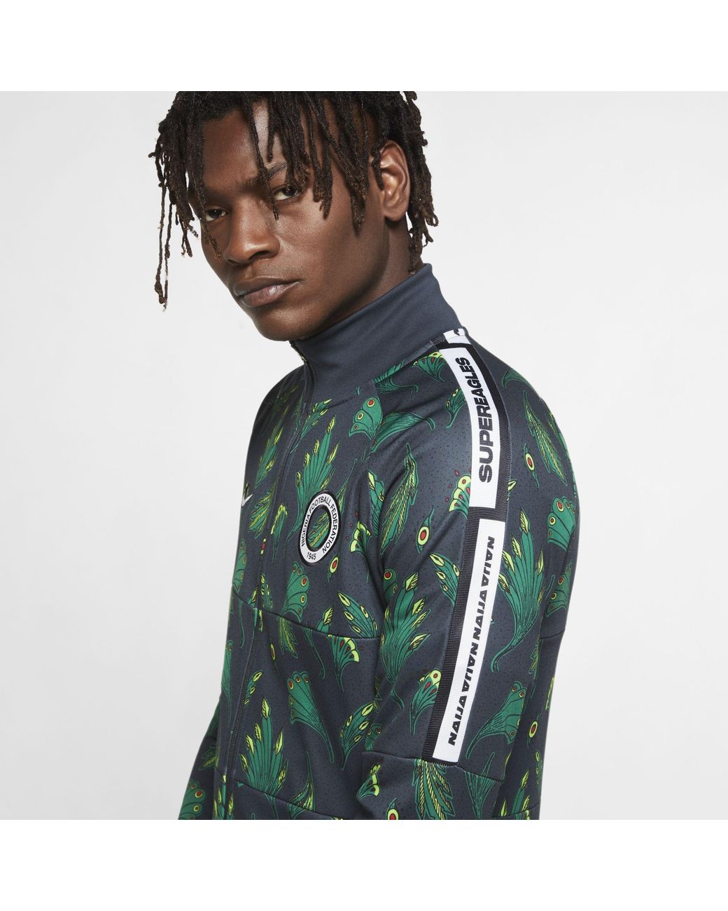 Elucidación Frenesí Malabares Nike Nigeria Football Tracksuit Jacket Green for Men | Lyst UK