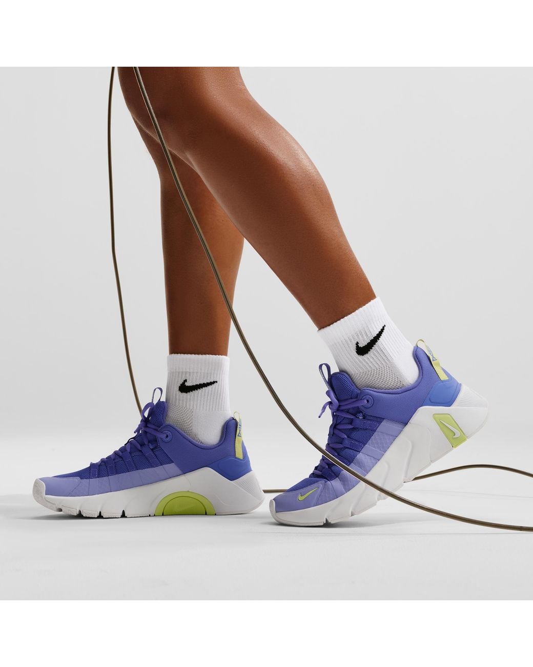 Nike White Everyday Elevated Ankle Socks (3 Pairs)