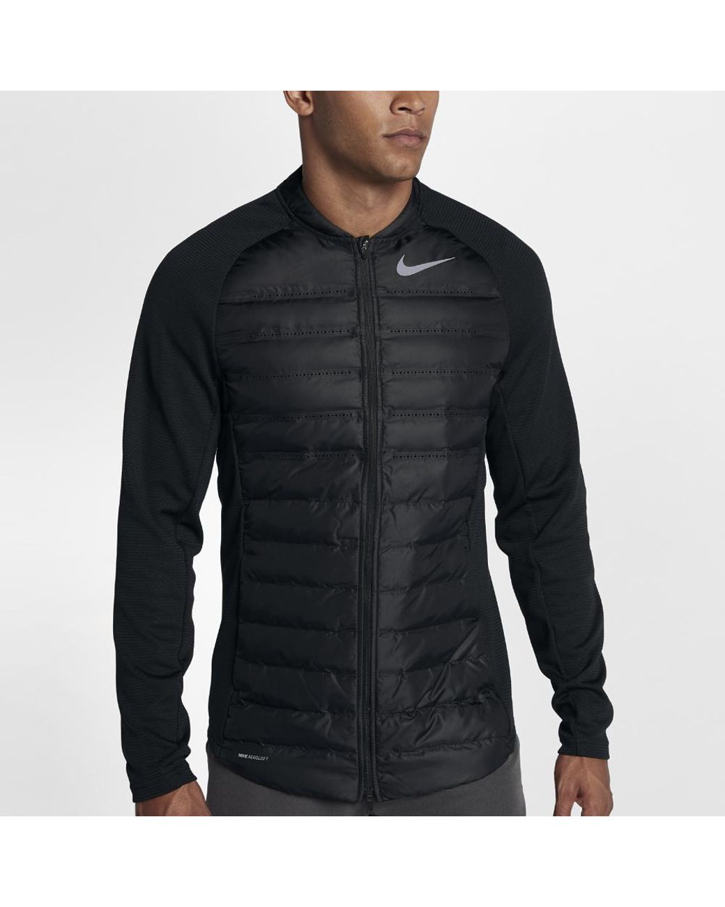 Nike Synthetic Aeroloft Hyperadapt Men's Golf Jacket in Black/Black (Black)  for Men | Lyst