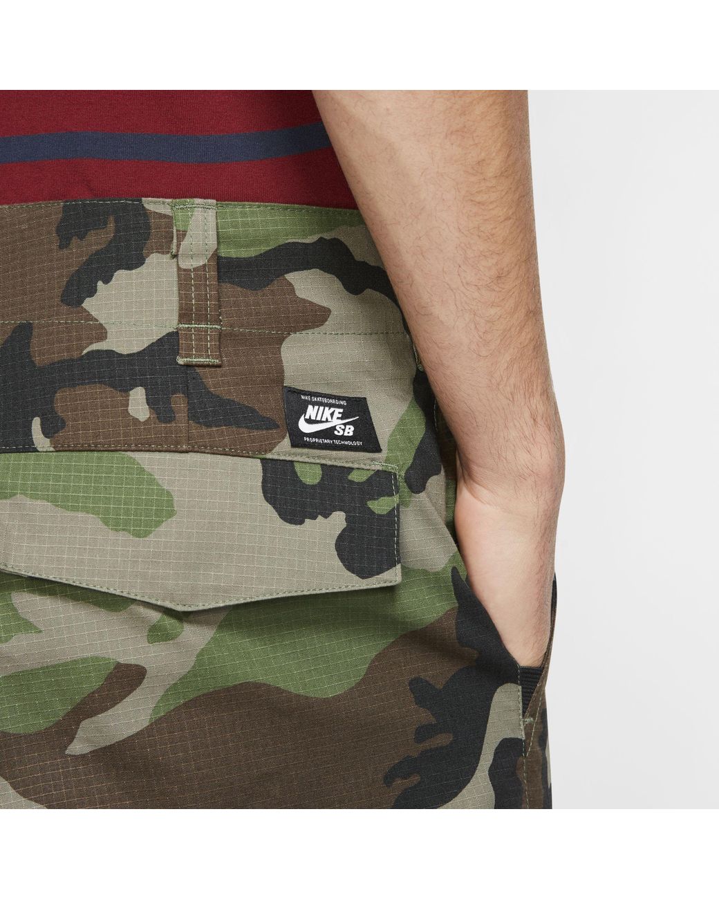 Nike Sb Flex Camo Skate Cargo Pants in Men | Lyst
