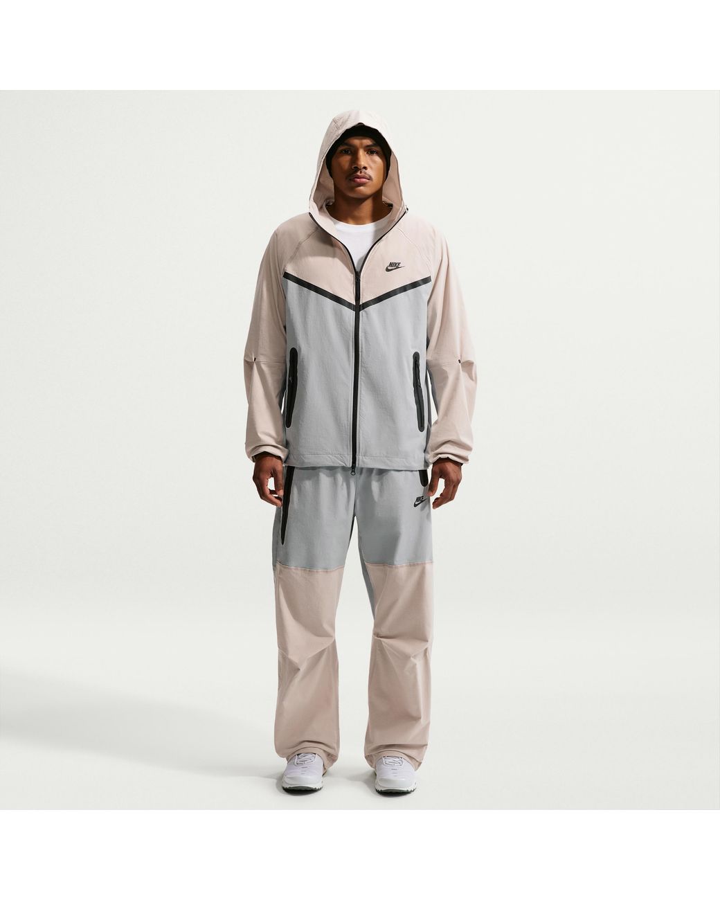 Nike Green Tech Dri-Fit Woven Full-Zip Windrunner Jacket for men